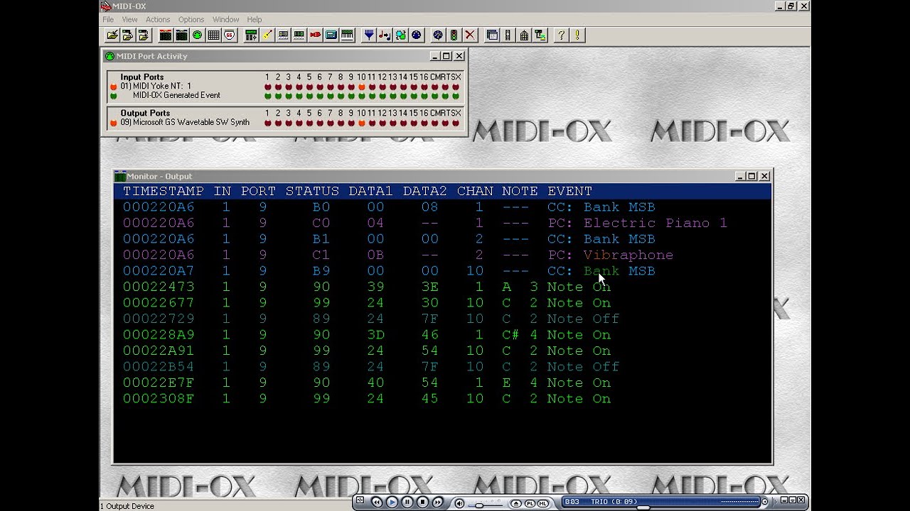 Inside a MIDI file